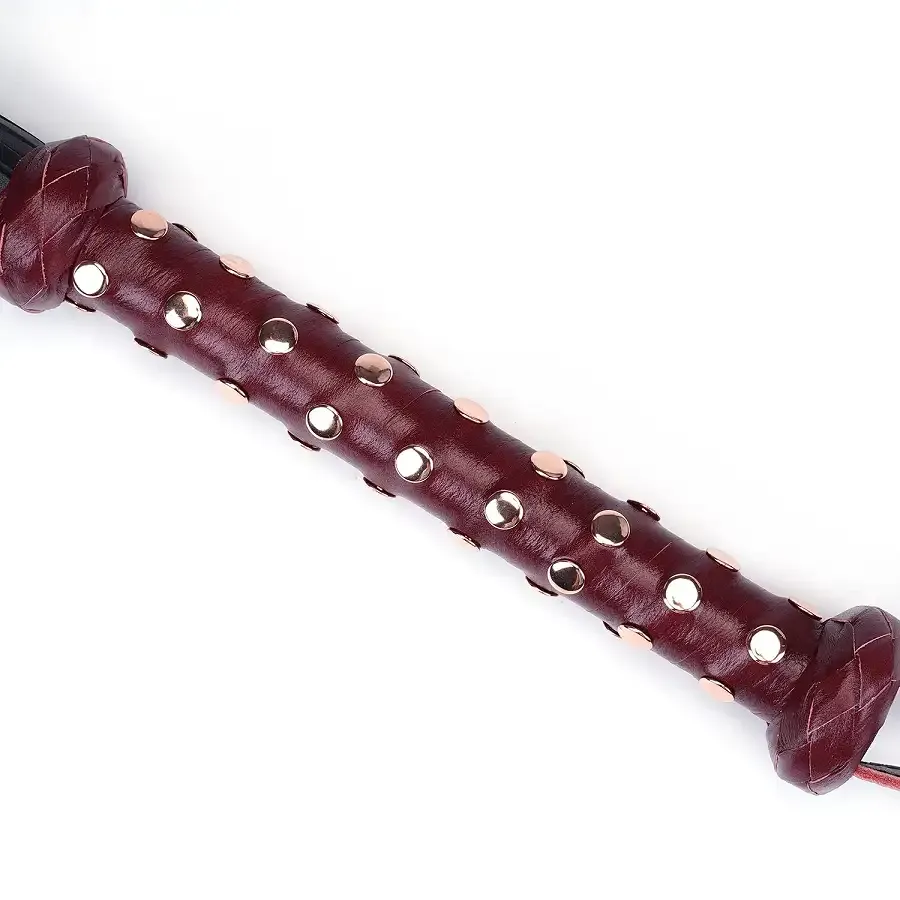 Флогер Liebe Seele Wine Red Studded Flogger Львів - фото 3