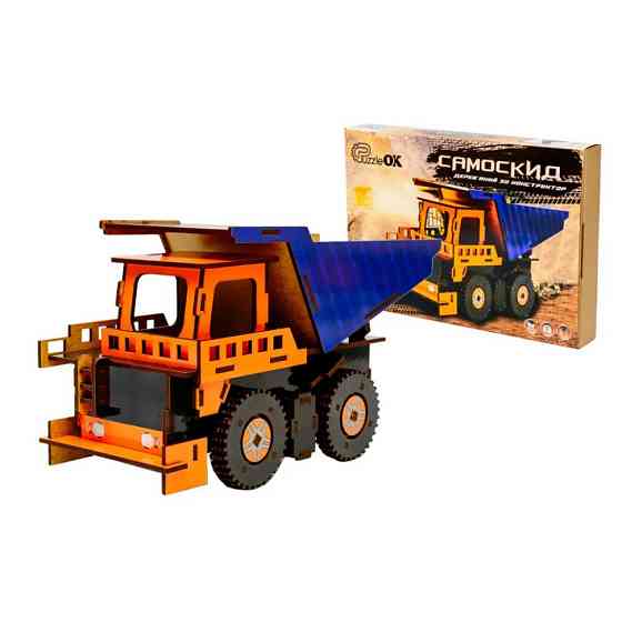 Дерев'яний 3D конструктор Самоскид Puz-00920, 96 деталей Вінниця