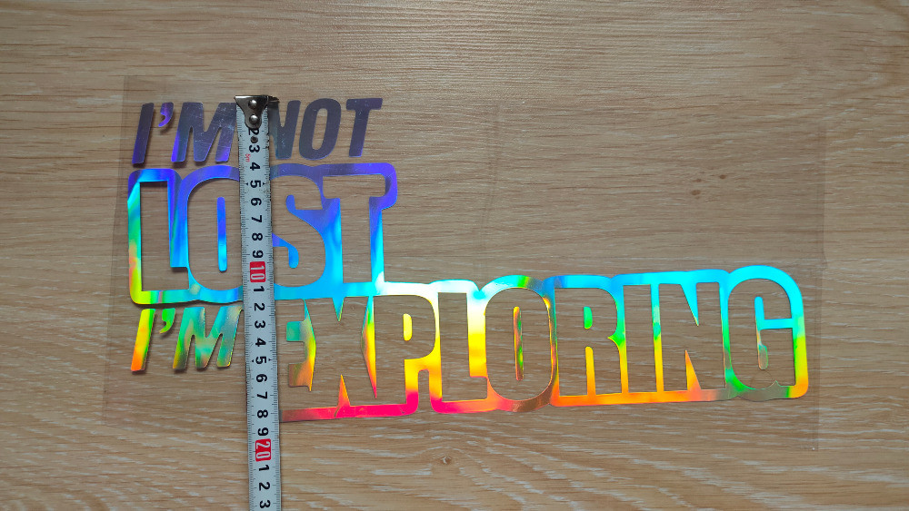 Наклейка на авто im not lost im exploring Київ - фото 3