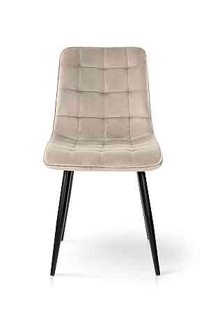 Стілець Віллі чорний/велюр бежевий Киев