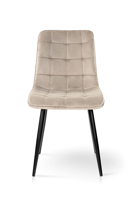 Стілець Віллі чорний/велюр бежевий Киев - изображение 2