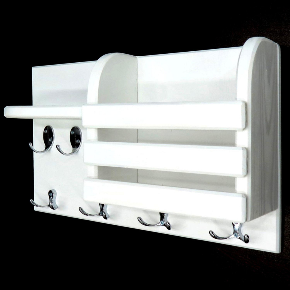 Ключниця дерев'яна "Алнік" зефір-хром Миколаїв - фото 3