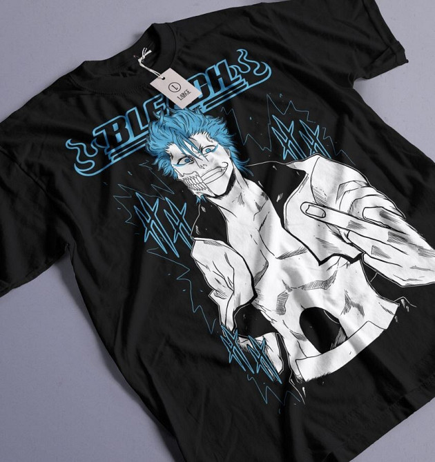 Футболка аниме Блич оверсайз (S/M/L) Черний AnimeJ0870 Днепр - изображение 2