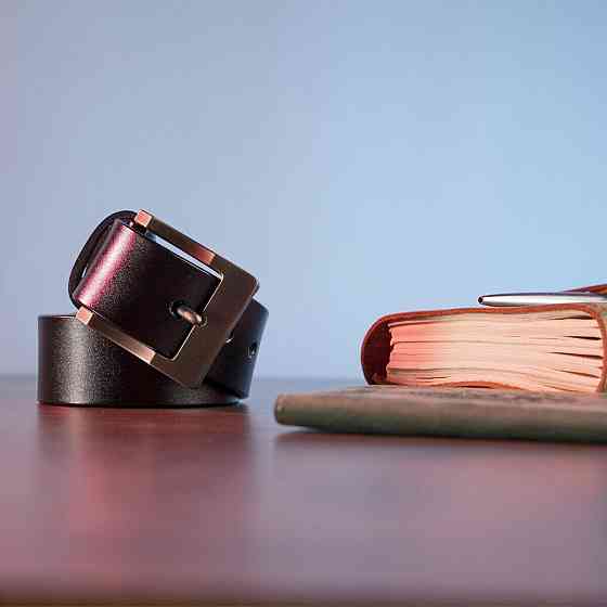 Мужской ремень classic Vintage 20223 Черный Киев