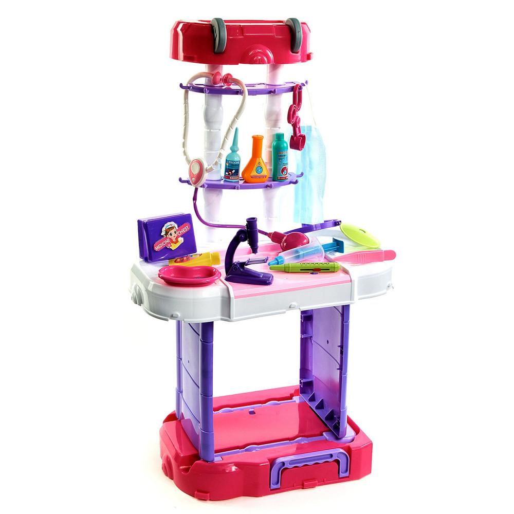 Большой детский набор доктора в чемодане. Подарочный набор для девочки (игровой набор 38 предметов) Каменец-Подольский - изображение 2