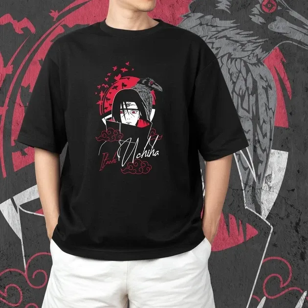 Футболка для підлітка хлопчика з принтом Наруто Ітачі Учіха 5 Розмір 160 Anime10302 Дніпро - фото 3