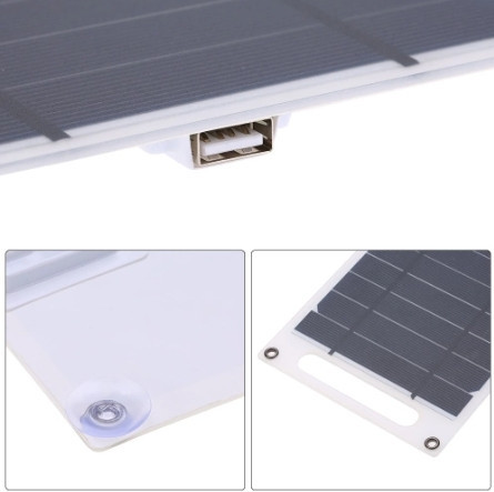 Одинарна сонячна панель L1658 8W + USB Зарядний пристрій Київ - фото 7