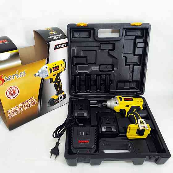 Гайковерт професійний акумуляторний 20.4 В, 250 Нм Boxer SR-022 для автосервісу LJ-78 Львів