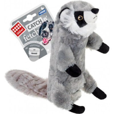 Игрушка для собак GiGwi Catch&fetch Кожа енота с бутылкой пищалкой 51 см (75270) Винница - изображение 2