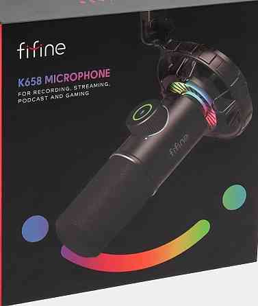 Микрофон динамический Fifine K658 USB + тренога. Киев