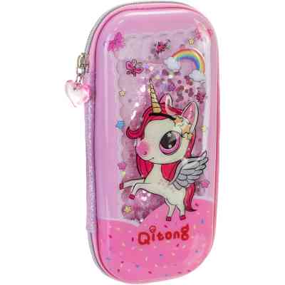 Пенал Cool For School акваріумний 1 відділення з органайзером рожевий (QT-5767-Pink) Вінниця