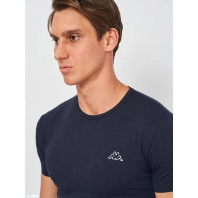 Футболка Kappa T-shirt Mezza Manica Girocollo K1304 BluNavy темно-синій XXL (8052394813843) Вінниця - фото 4