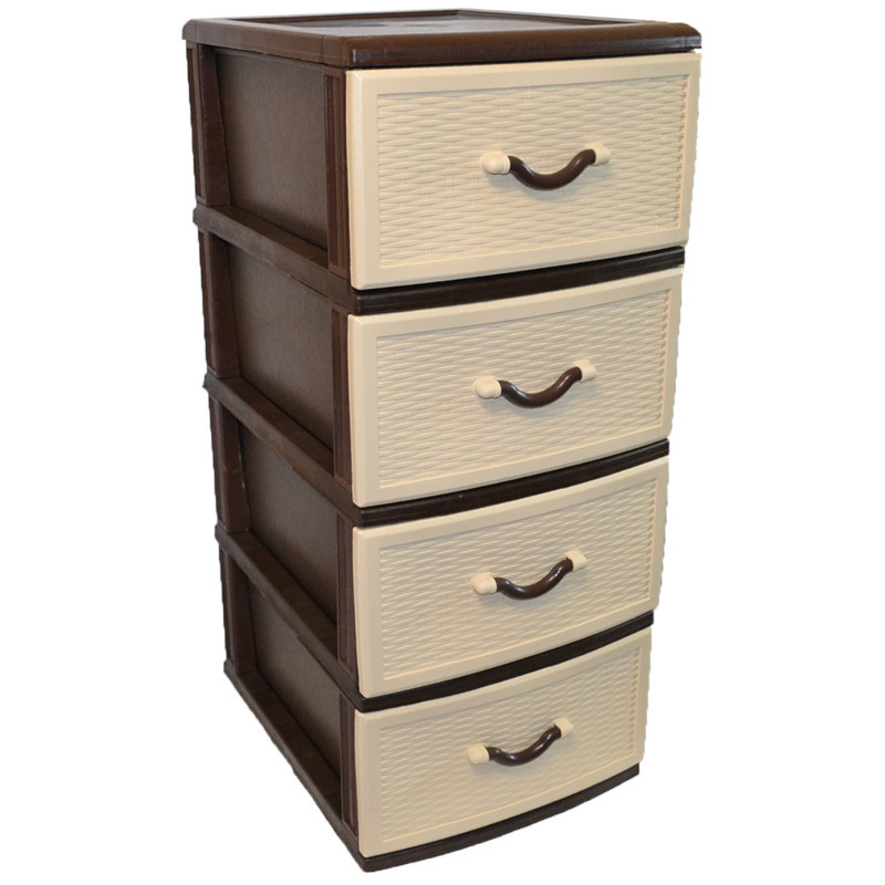 Комод пластиковий Style (Стиль) 4 ящики 48х38х88 Одеса - фото 2