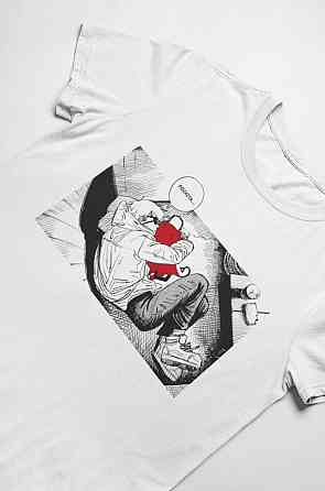 Футболка аниме Человек-бензопила оверсайз (S/M/L) Черний AnimeJ1066 Днепр