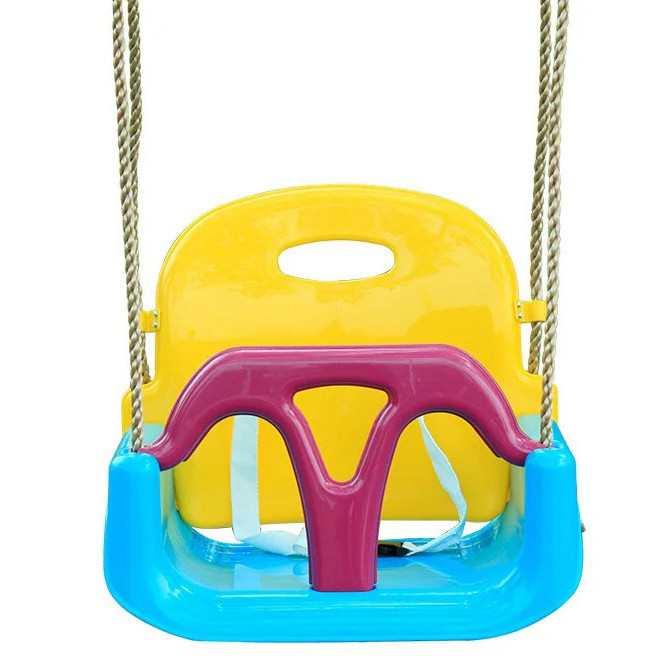 Гойдалка дитяча підвісна зі спинкою WCG DALI 3в1 для дітей Київ - фото 2