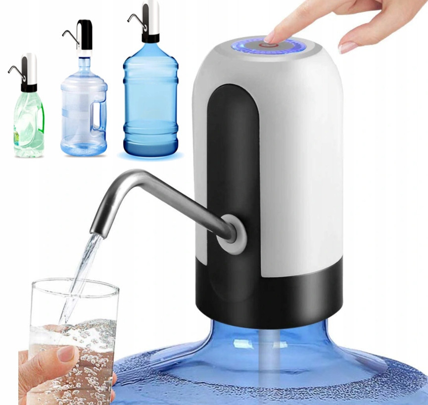 Електричний Насос для пляшок із водою від 1.5 л до 19.8 л Ruhhy (24042) Нововолинськ - фото 1