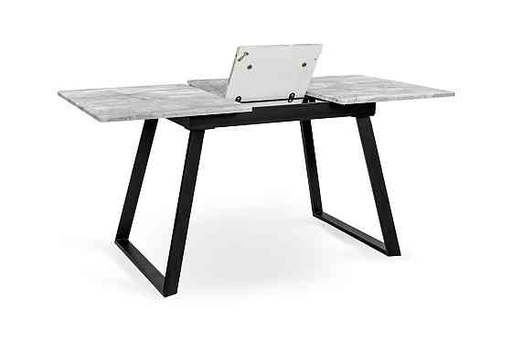 Стіл Тандем 120(+40)*75 чорний метал/базальт Киев