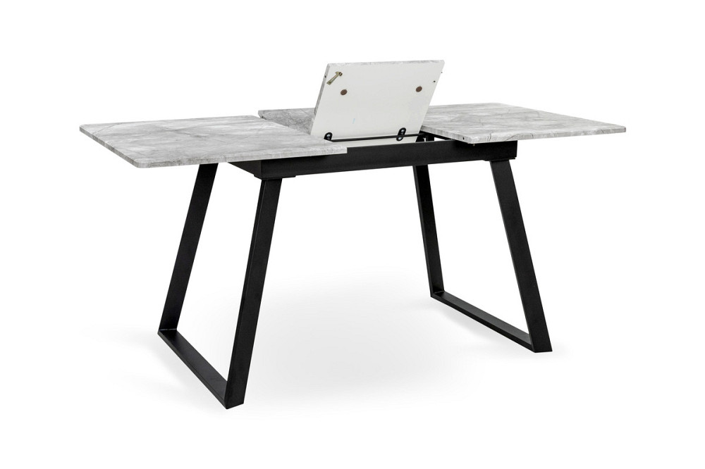 Стіл Тандем 120(+40)*75 чорний метал/базальт Київ - фото 5