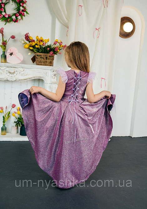 Пышное удлиненное блестящее платье люрекс Кривой Рог - изображение 9