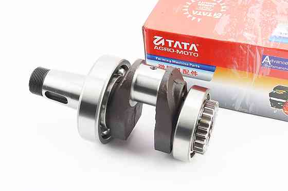 Колінвал R180NM+підшипники+шестерня, запресований, з канавкою під ст. кільце Київ