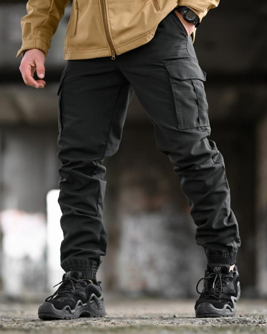 Тактические штаны джогер BANDIT ЧЕРНЫЕ Одесса - изображение 11