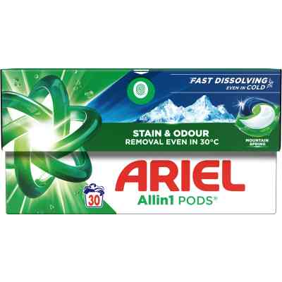 Капсулы для стирки Ariel Pods All-in-1 Горный родник 30 шт. (8700216765480) Винница