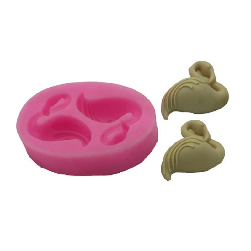 Силиконовый молд Фламинго 78 на 48 мм розовый Киев - изображение 8