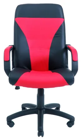 Офисное Кресло Руководителя Richman Siesta Fly 2210-2230 Пластик Рич М3 MultiBlock Черно-красный Днепр