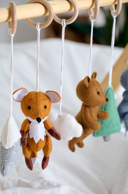 Підлоговий мобіль Дитячий тренажер “Лісова галявинка” Київ - фото 5