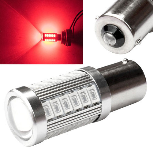 LED 1156 BA15S P21W лампа в автомобиль, 33 SMD 5630, красный Винница - изображение 1