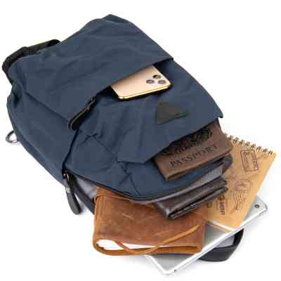 Сумка Vintage Через плече нейлон Синя (20633) Вінниця