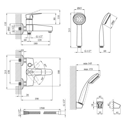 Смеситель Kroner KRM Odra - C060 (CV019268) Винница - изображение 8