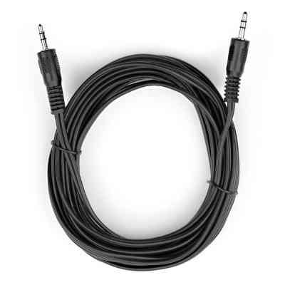 Кабель мультимедійний Jack 3.5mm 5 m MM 3С Vinga (VCPDCJ35MM5BK) Вінниця