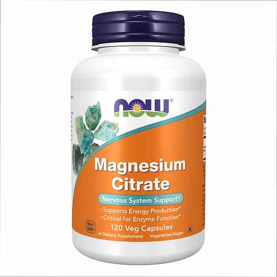 Магний цитрат Now Foods Magnesium Citrate 120 caps Киев
