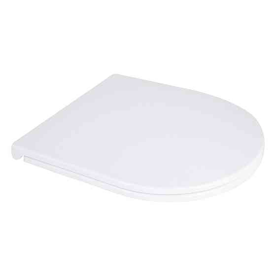 Qtap Сиденье для унитаза напольного (Dove) 425×363×30 мм, White, с микролифтом Slim Duroplast, Quick Release QT06228380BW3 Киев