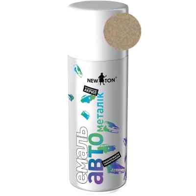 Аерозольна фарба для автомобіля New Ton 276 приз металік золотий 400 мл (000000379) Вінниця