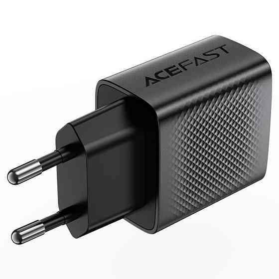 Сетевое зарядное устройство ACEFAST A90 QC18W GaN single USB-A charger (EU) Black Одесса