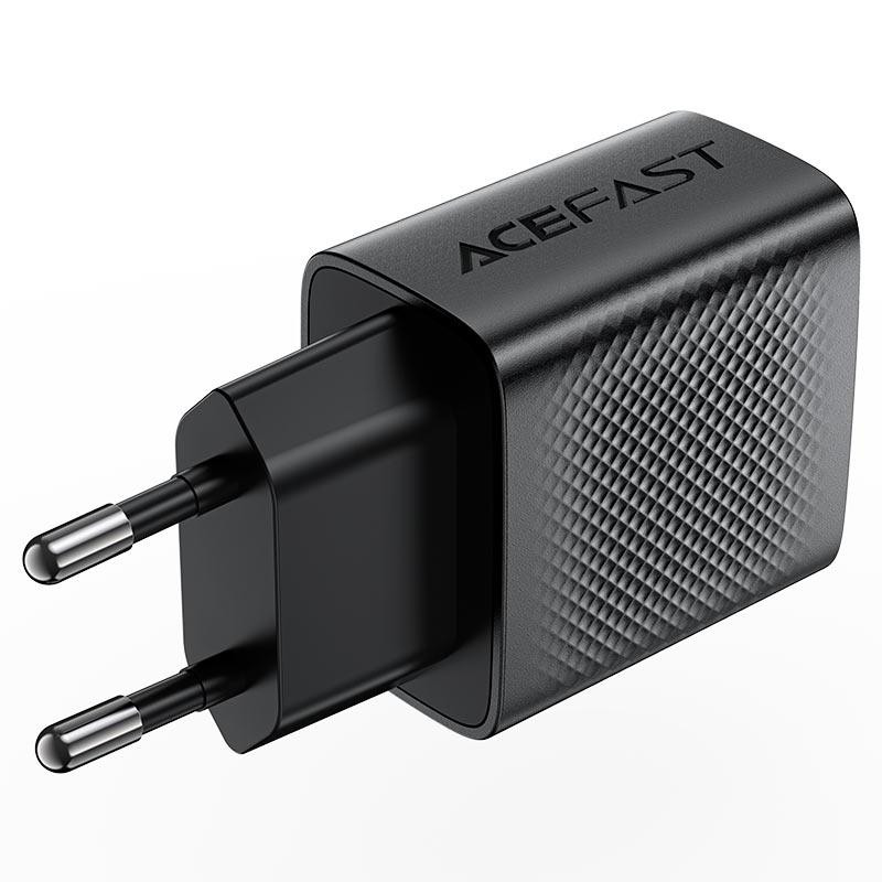 Сетевое зарядное устройство ACEFAST A90 QC18W GaN single USB-A charger (EU) Black Одесса - изображение 5