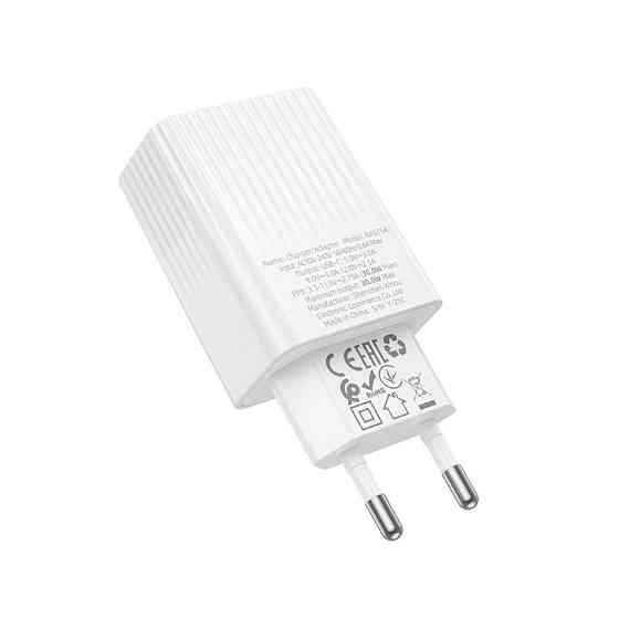 Мережевий зарядний пристрій BOROFONE BAS75A Source single port PD30W charger (EU) White Одеса