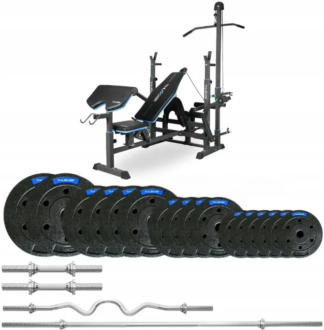 Тренажер Thunder SET-VIGOR-C-HBG-01 Zestaw Kulturystyczny 57,5KG Киев - изображение 1