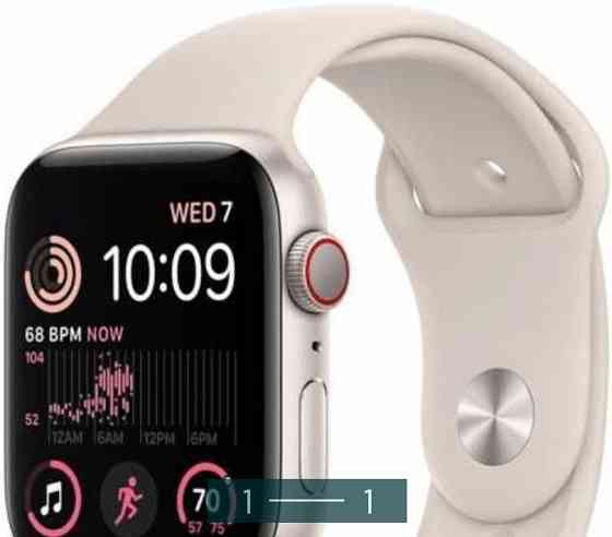 Смарт-годинник Apple Watch SE (2024) GPS 40mm Starlight Aluminium Case with Starlight Киев