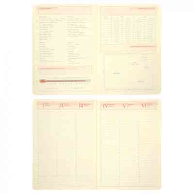 Тижневик Leo planner А5 датований 2026 "City", твердий, червоний, 368 сторінок (252666) Вінниця