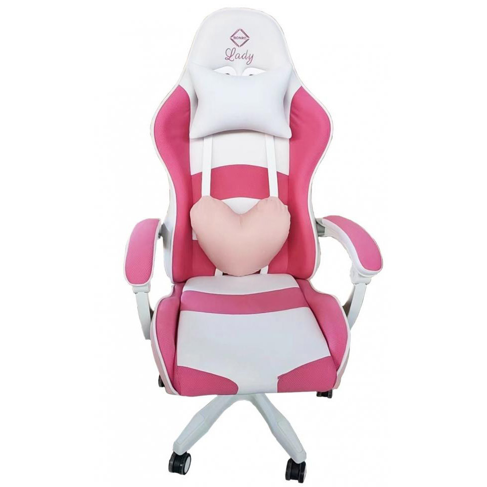 Крісло геймерське комп'ютерне ігрове BONRO LADY 807 офісне для комп'ютера дому і офісу Київ - фото 3