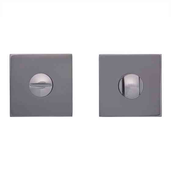 Сантехнічний фіксатор Gavrohe Z25-WC BN  (накладка на двері санвузла з поворотником) чорний нікель Київ