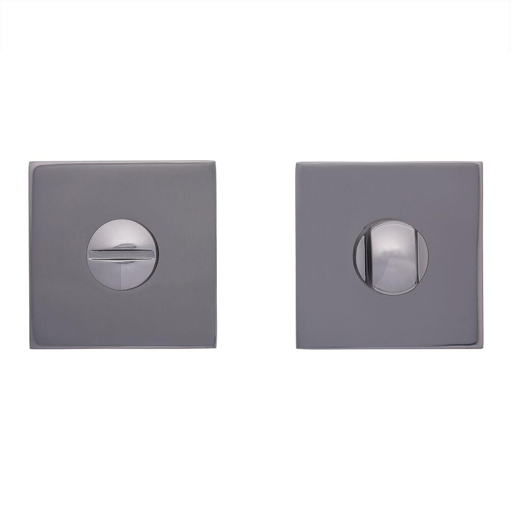 Сантехнічний фіксатор Gavrohe Z25-WC BN  (накладка на двері санвузла з поворотником) чорний нікель Київ - фото 1