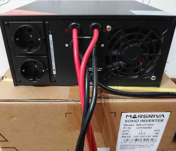 SOHO-Инвертор/UPS/ИБП Marsriva MR-UT1200 1000Вт/1200ВА 12В LiFePo4. Харків