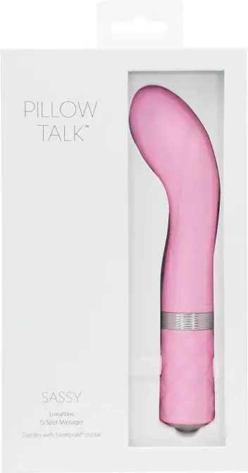 Розкішний вібратор Pillow Talk - Sassy Pink з кристалом Сваровські для точки G, подарункова упаковка Львів - фото 9
