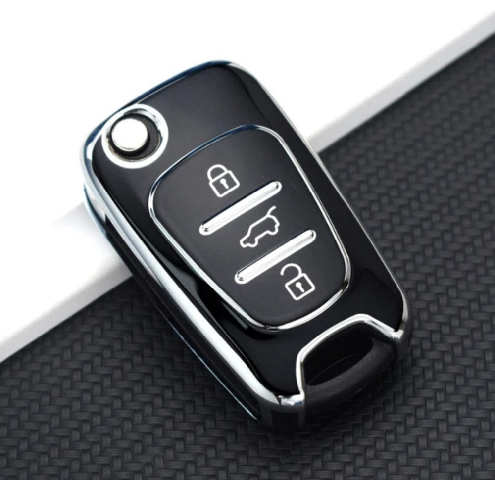 Захисний чохол для автомобільного ключа Hyundai Kia Чорний Смела - изображение 1