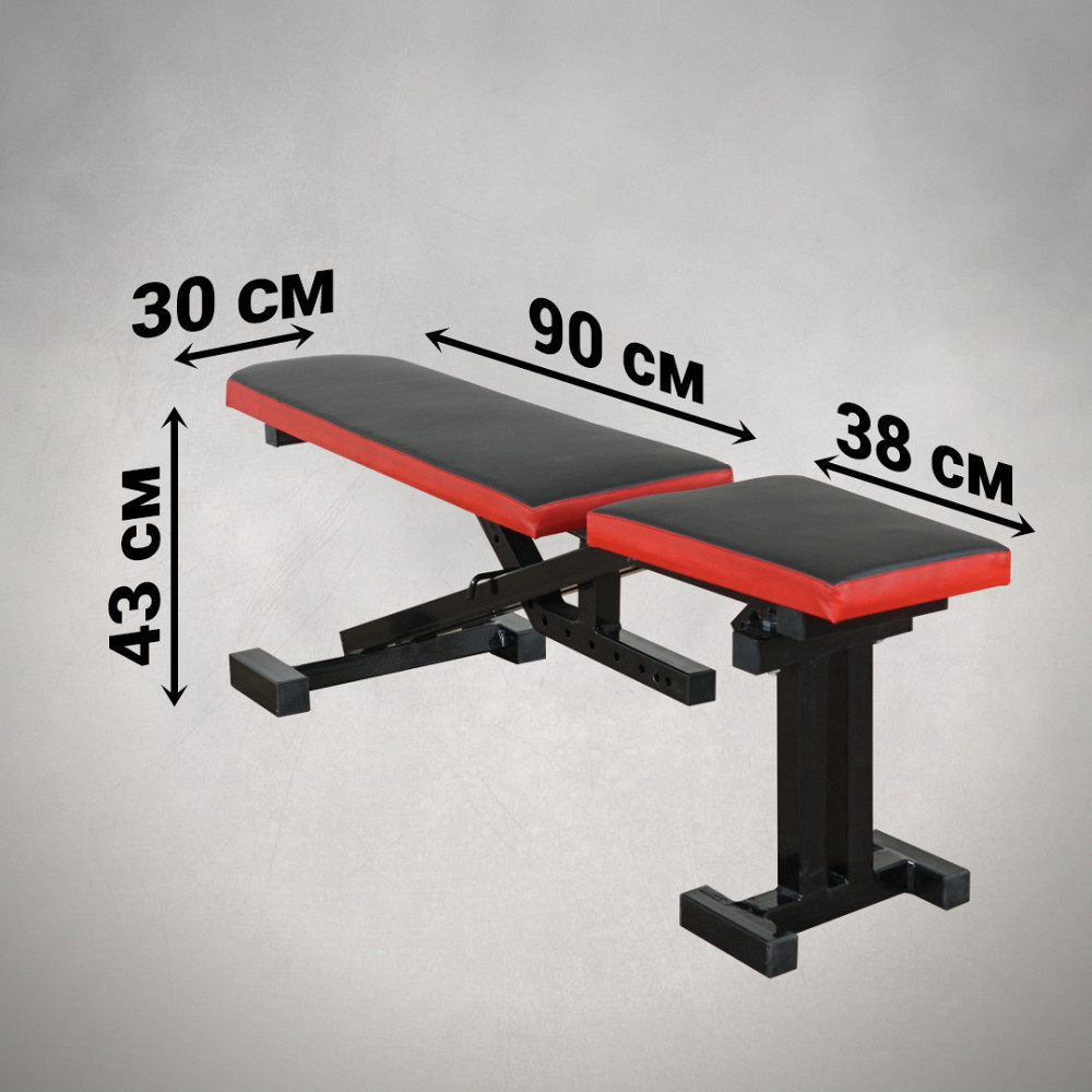 Скамья с отрицательным углом 40 40 мм + Стойки со страховкой 50 на 50 мм + брусья и штыри под блины Киев - изображение 5