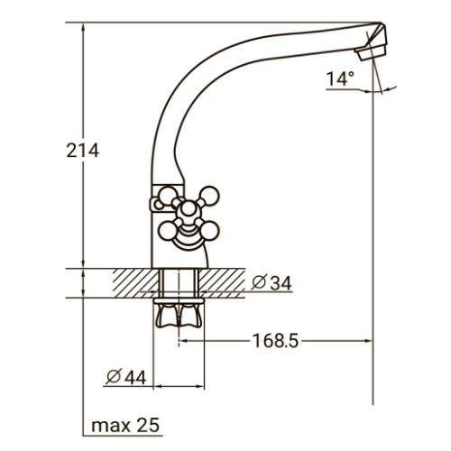 Змішувач PL 1/2